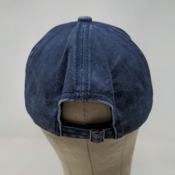 David and Young Men's Slideback Hat Blue OSFM Bad Hair Day Embroidered Logo - Picture 7 of 11